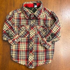 GAP Button Down Top Shirt Size 18-24 Months